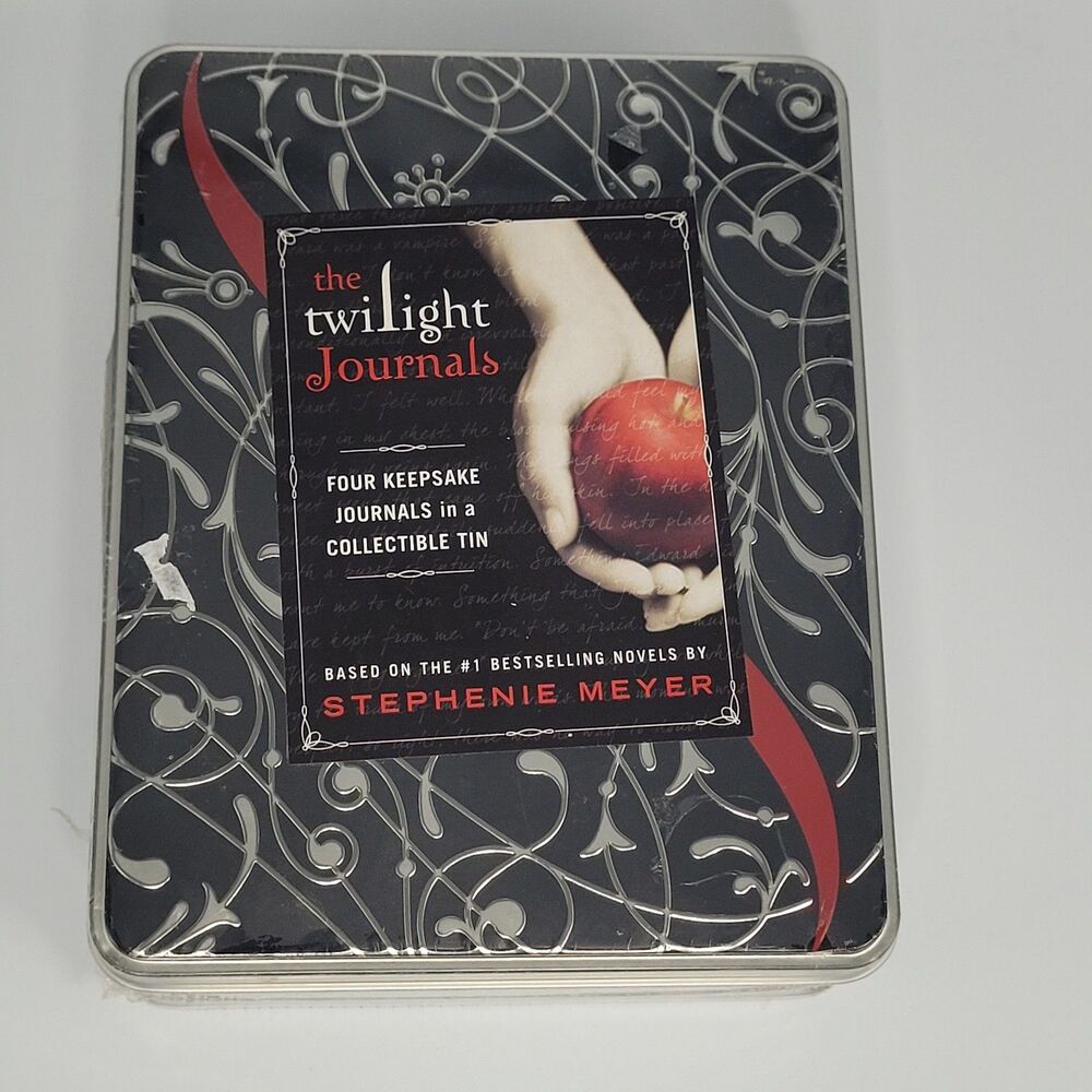 NEW Twilight Saga Four Keepsake Journals in Sealed Collectible Tin 2009 Sealed
